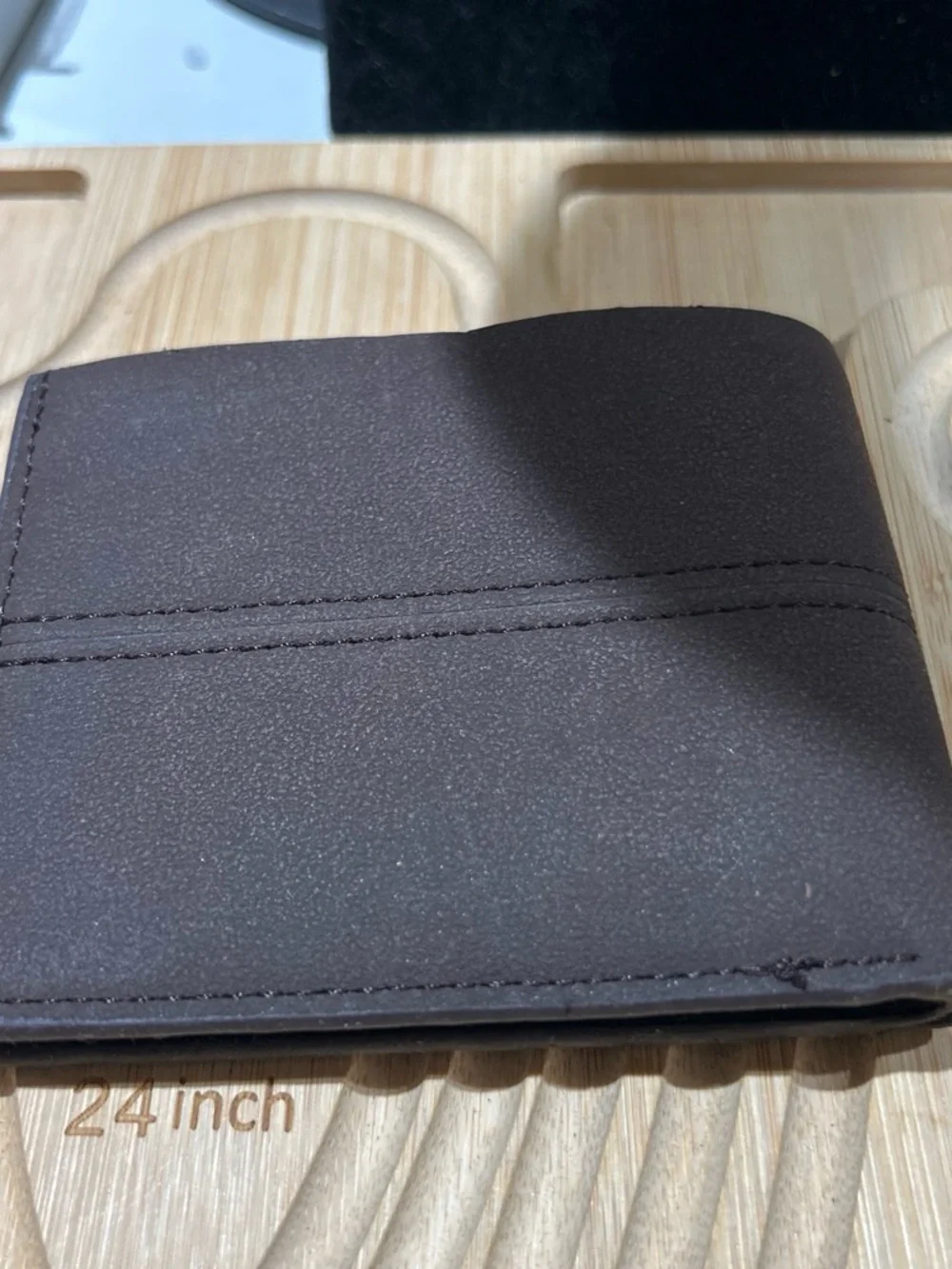 Brown Men’s Leather Card & Key Wallet by